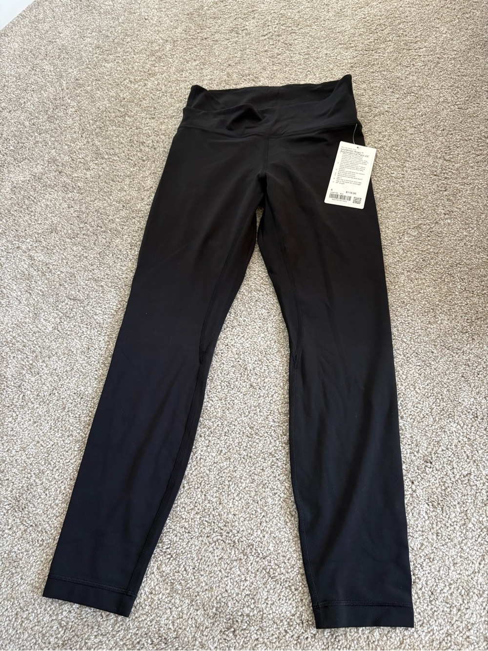 lululemon athletica Black Align Asymmetrical Pant 25”